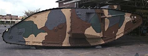 Surviving British Mark 1 Male Tank Restored Ww1 Tank Photos