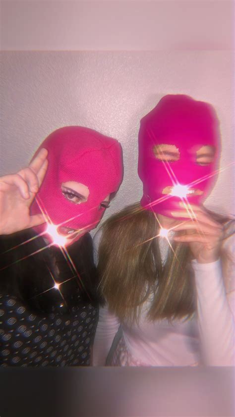 Pink Aesthetic Baddie Ski Mask Aesthetic Image About Aesthetic In Pfp