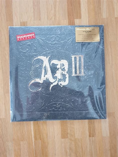 My First Limited Edition Gold Coloured Abiii From Alter Bridge Vinyl