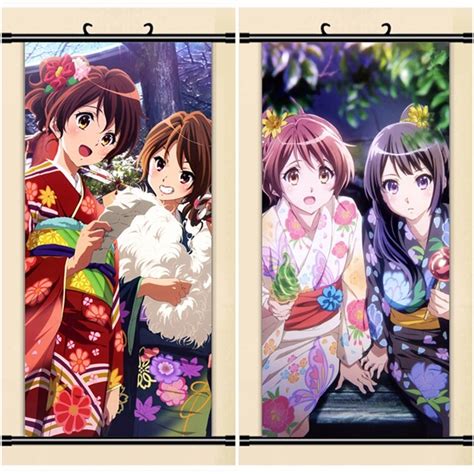 45x95cm Sound Hibike Euphonium Reina Kumiko Hazuki Cartoon Anime Art