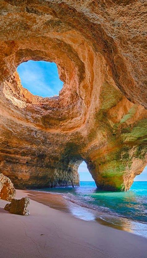 Secluded Cave Near Lagoa Algarve Portugal Photo Bruno Carlos On