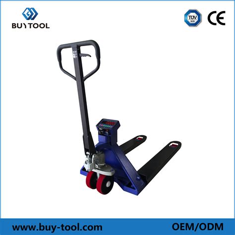 Hydraulic Lifting Hand Pallet Truck Scale With Capacity 2000kg China