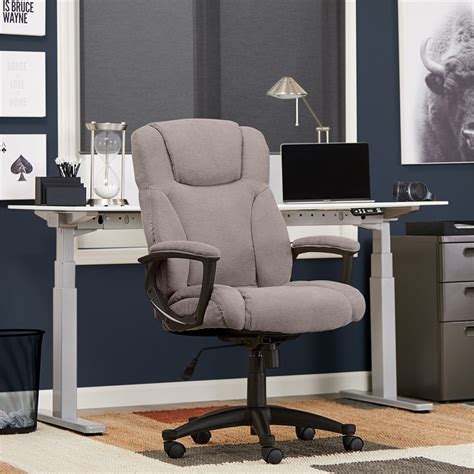 Serta At Home Style Hannah Ii Office Swivel Chair In Gray Chr200124