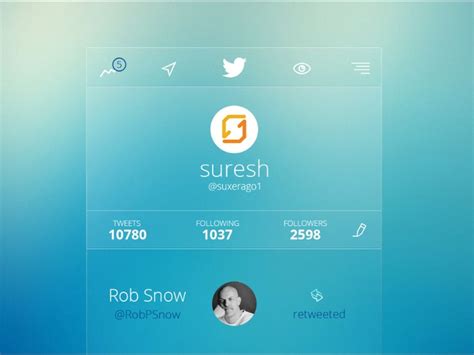 Twitter App Redesign By Suresh C On Dribbble