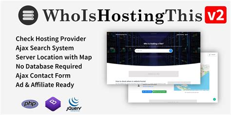 Download WhoIsHostingThis - Hosting Checker PHP Script | Free Codester