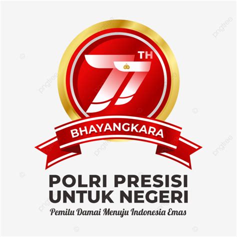 Logo Hut Polri 2023 Atau Bhayangkara Ke 77 Vektor Logo Hari Jadi