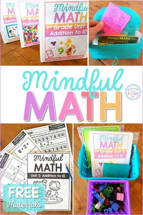 The One Math Program You Need Mindful Math For K 2 Kindergarten Math