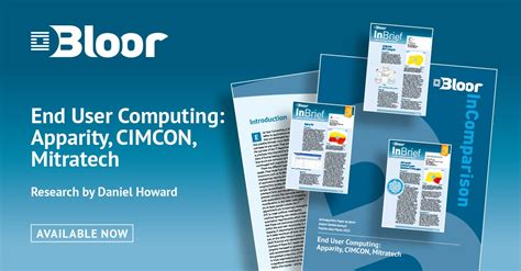 End User Computing Apparity Cimcon Mitratech Bloor Research