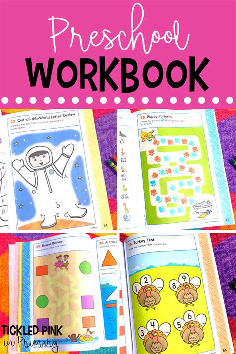 Free Kindergarten Prep Workbook Free Kindergarten Free Kindergarten