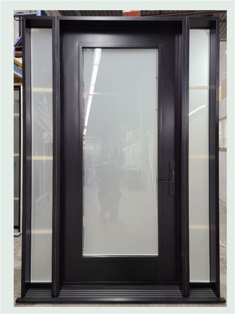 Steel 8ft Door 42 Wide With 2 Sidelites Multipoint Lock 238