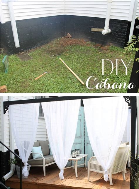 Fresh outdoor canopy diy on this favorite site. DIY Outdoor Cabana with Curtains | Brooklyn House ...