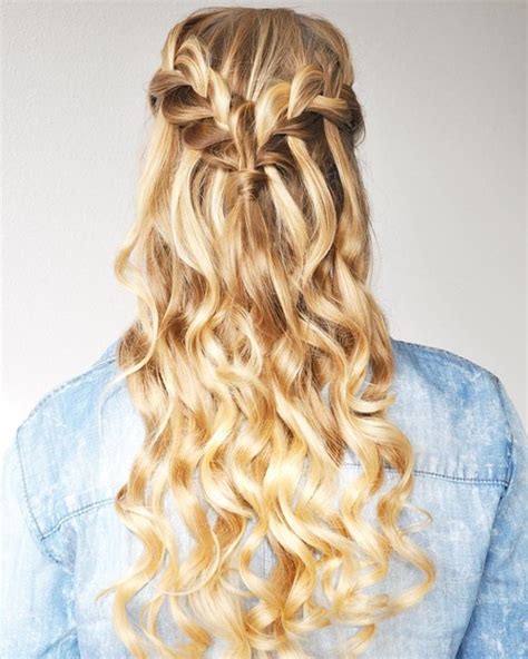 20 Gorgeous Waterfall Hairstyles Cute Long Hair Style Ideas For 2021