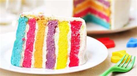 How To Make A Rainbow Cake Youtube