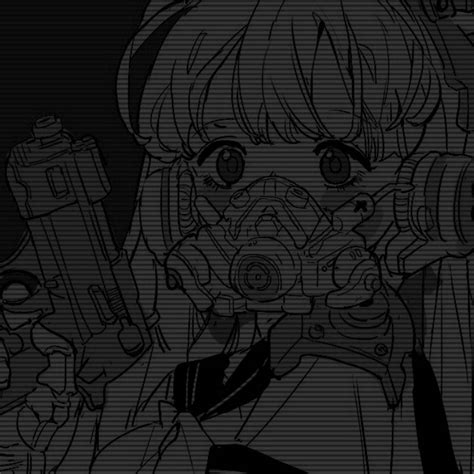 Download Sexy Anime Pfp Girl With Gas Mask Wallpaper