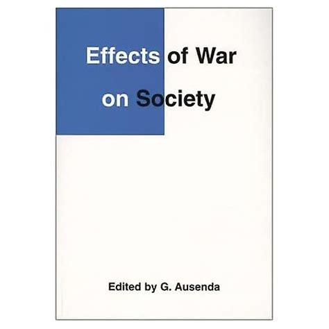Effects Of War On Society Studies On The Nature Of War Fruugo Dk