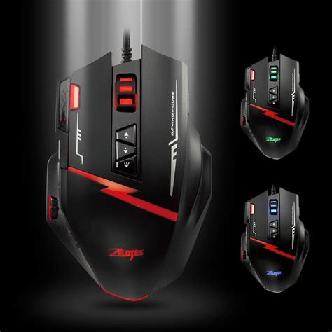 Zelotes C15 Gaming Mouse 7000 Dpi 13 Programmable Buttons Rgb Led