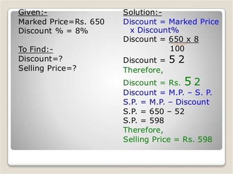 How To Calculate Discount On Price Haiper