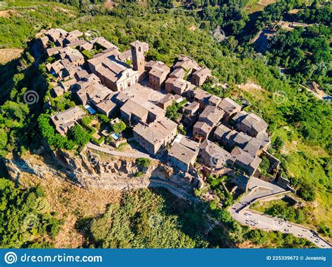 Civita Di Bagnoregio Italy Famous Medieval Town Connected With A Long