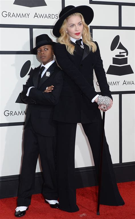 Madonna Brings Her Son David To The 2014 Grammys E Online