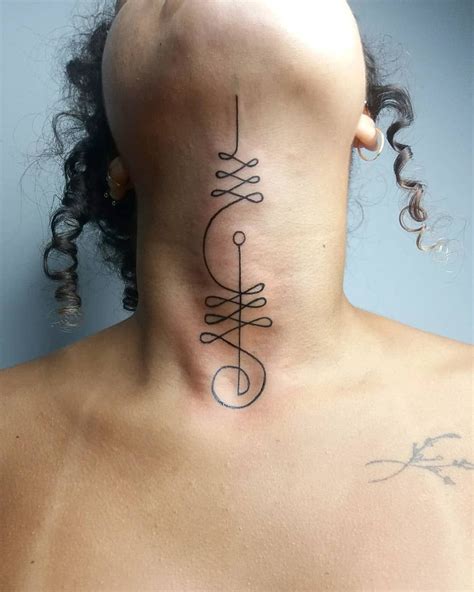 Cute Neck Tattoo Designs Best Design Idea