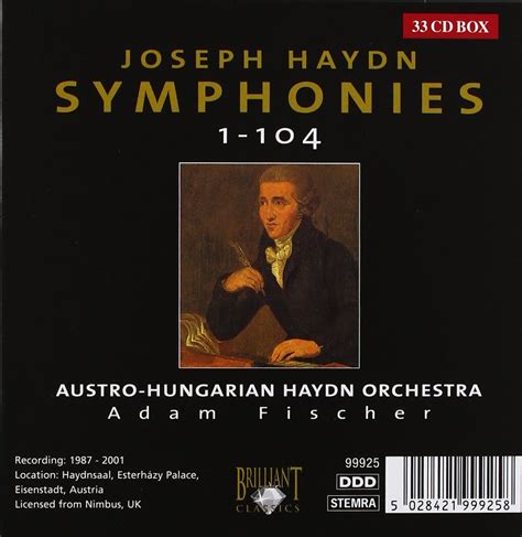 Haydn Symphonies Complete Cd De Audio Austro Hungarian Haydn