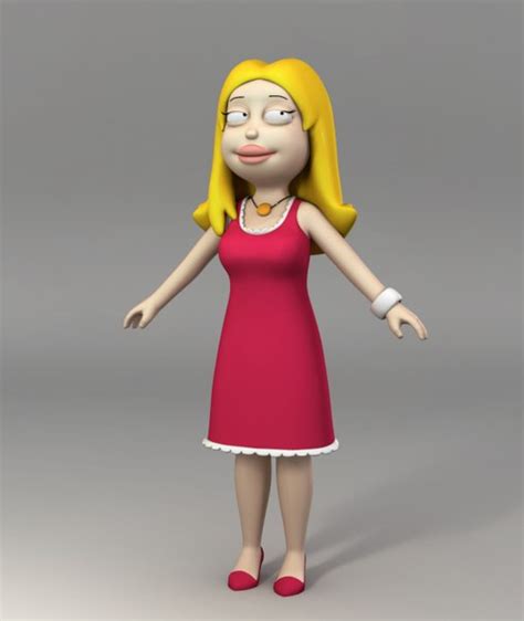 3d Francine Smith American Dad Model