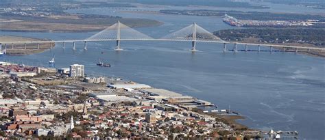 Aerial View Of Charleston Sc Charleston South Carolina South