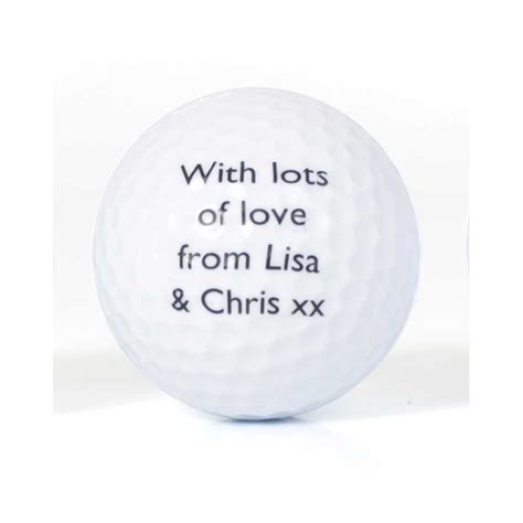 Set Of Personalised No1 Golfer Golf Ball Buy From