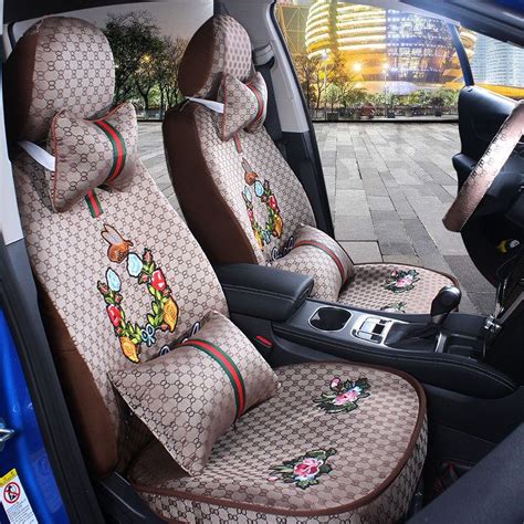 Shop the gucci official website. $259.71 Flax Fashion Gucci Flower Car Seat Covers ...