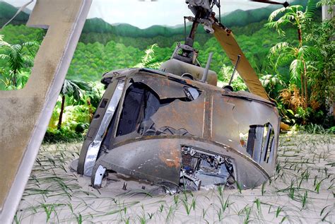 Army Aviation Museum 2008 Simulated Vietnam Huey Crash