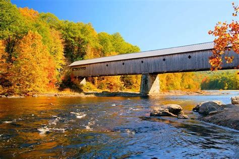 Dummerston Vt Covered Bridges Vermont Travel