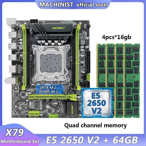 Buy Machinist X79 Motherboard Kit With Xeon E5 2650 V2 Cpu And Ddr3