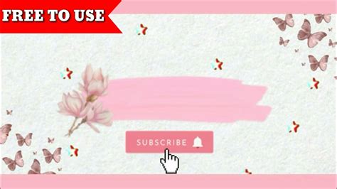 Cute Intro Template Pink Intro Free To Use No Text No Copyright