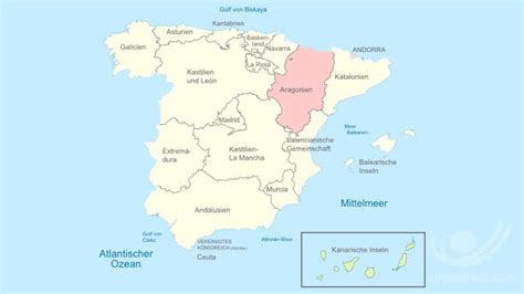 Regionenquiz (alle regionen auf karte erkennen). Spanien Regionen - Spanien ist unterteilt in 17 autonome ...