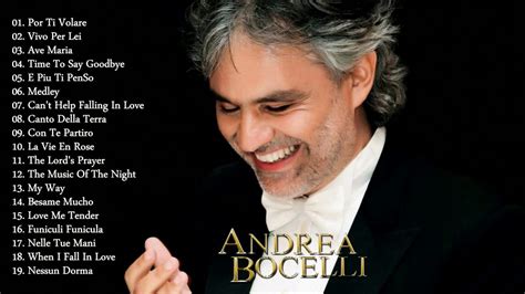 Andrea Bocelli Greatest Hits Andrea Bocelli Best Songs Live