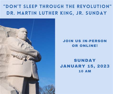 jan 15 “don t sleep through the revolution”—dr martin luther king jr sunday sudbury ma patch