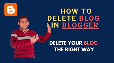 How To Delete Blogger Account How To Delete Blogger Website How To Delete Blog In Blogger
