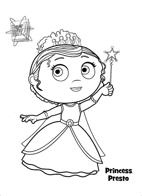 Super Why Coloring Pages Dibujo Para Imprimir Super Why Coloring
