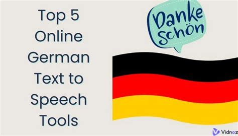 Top 5 Online German Text To Speech Tools 2023