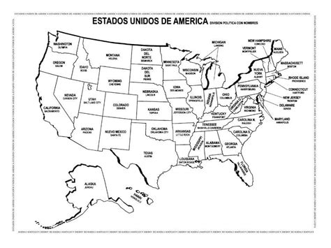 mapa de estados unidos con nombres para imprimir mapa de estados the best porn website