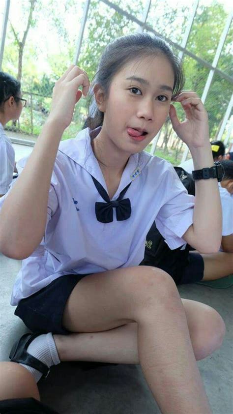 Pin On Thai Student Girls