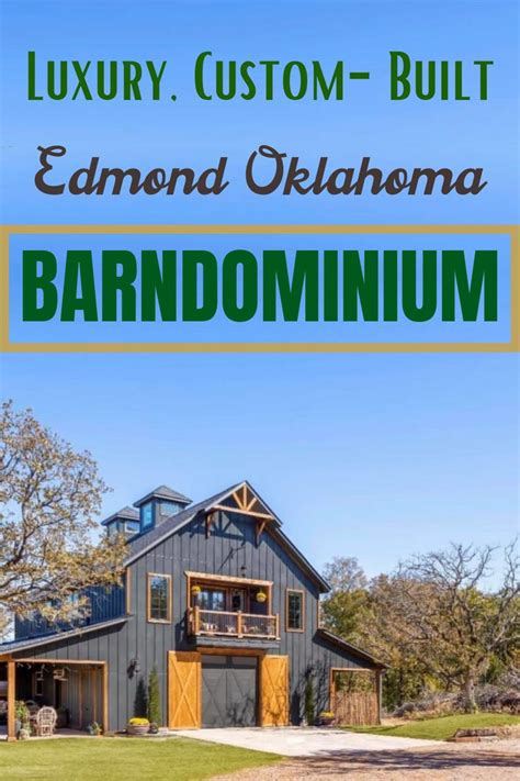 Luxury Custom Built Edmond Oklahoma Barndominium Barn House Design