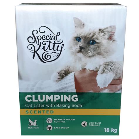 Special Kitty Clumping Cat Litter With Baking Soda Scented Multi Cat