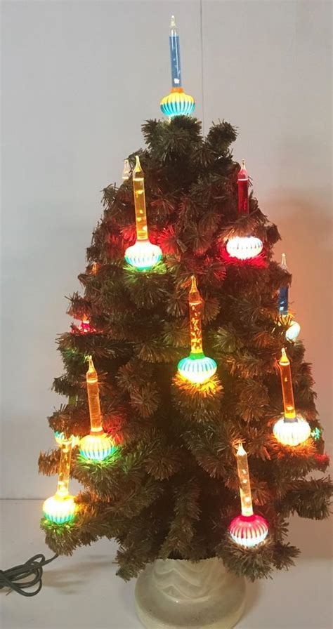 Vintage Christmas C 6 Eighteen Light Noma Bubble Light Tree Ob