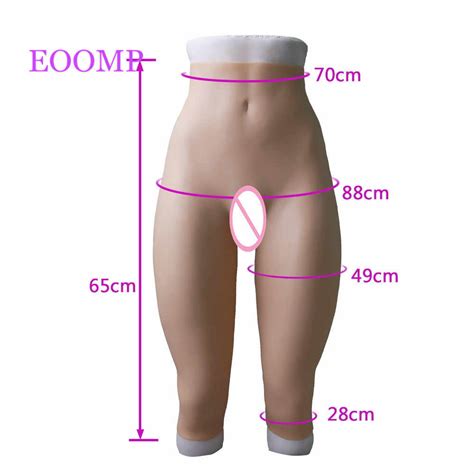 Eoomp Realistic Silicone Vaginal Pants Sexy Fake Pussy Underwear For