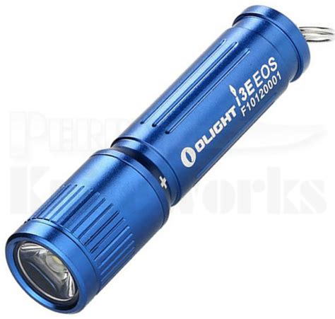 Olight I3e Eos Keychain Flashlight Blue 90 Lumens
