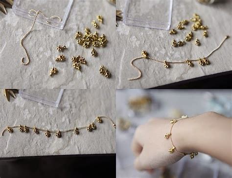 Hello Whimsy Tutorial Diy Delicate Gold Bracelets Delicate Gold