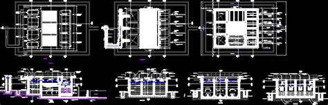 Water Treatment Plant Module Dwg Block For Autocad Designs Cad