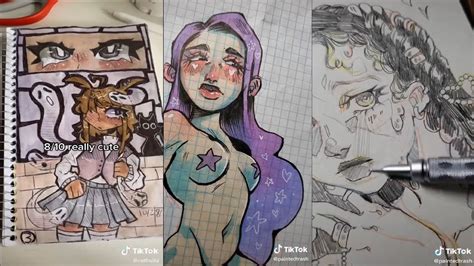 🍄🍄 Alt Tiktok Drawing Alternative Art Tik Tok Compilation ⛓⛓ Goth Emo