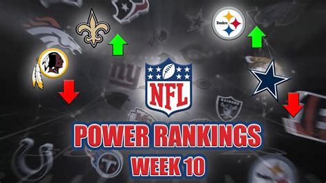Nfl Week 10 Power Rankings New King Of The Hill Nfc Least Returns